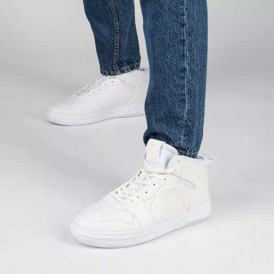Baskets BLANC COTTON BELT