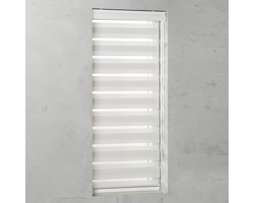 Soluna dubbel rolgordijn Ikaria D-R13 met cassette wit 60x175 cm