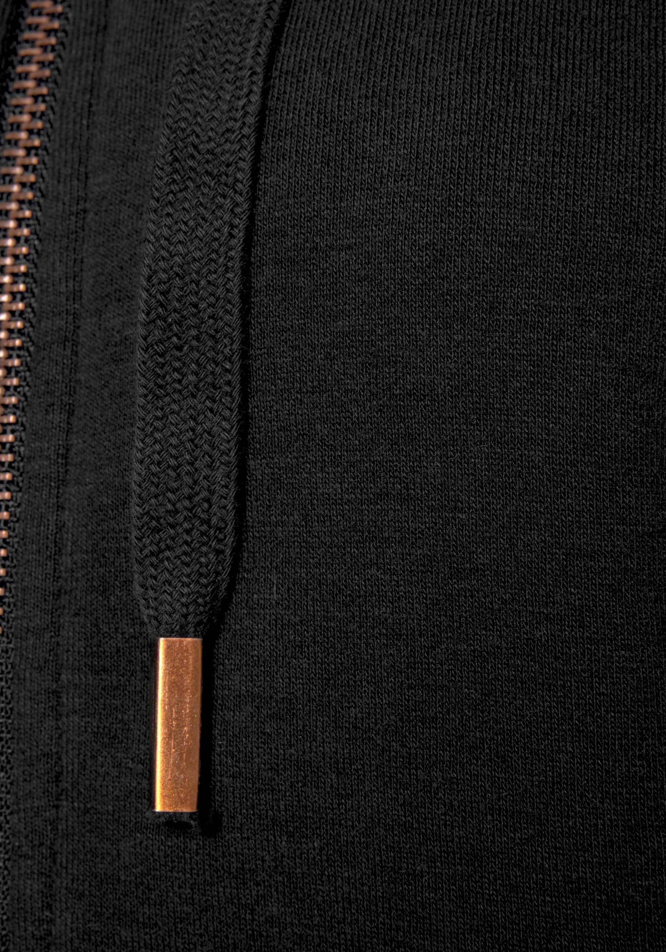 Bench. Loungewear Sweatjacke , mit Taschen und Zipper, Loungeanzug