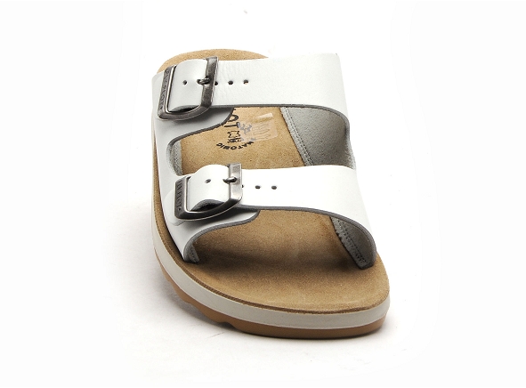 Flyflot mules et sabots plats femme frein 29698 blanc