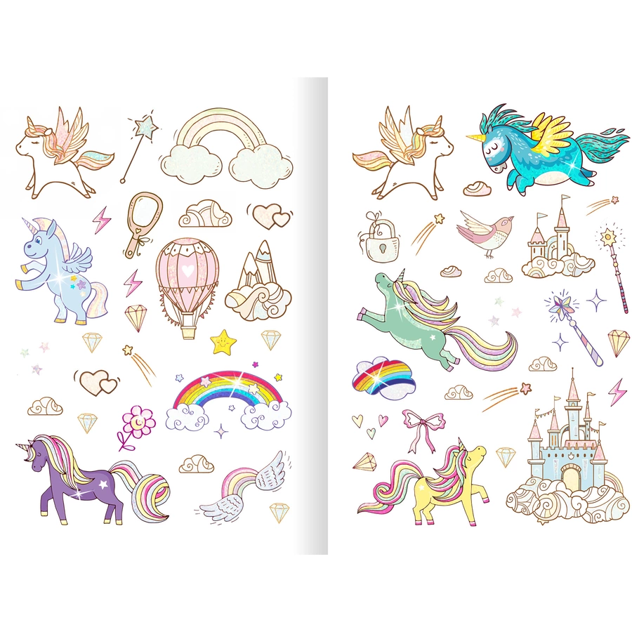 arsEdition Glitzerspaß Einhorn Sticker
