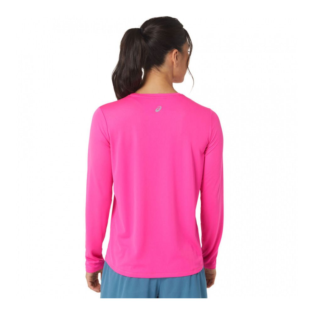 Asics FUJITRAIL LOGO - Tee-shirt Femme pink glo