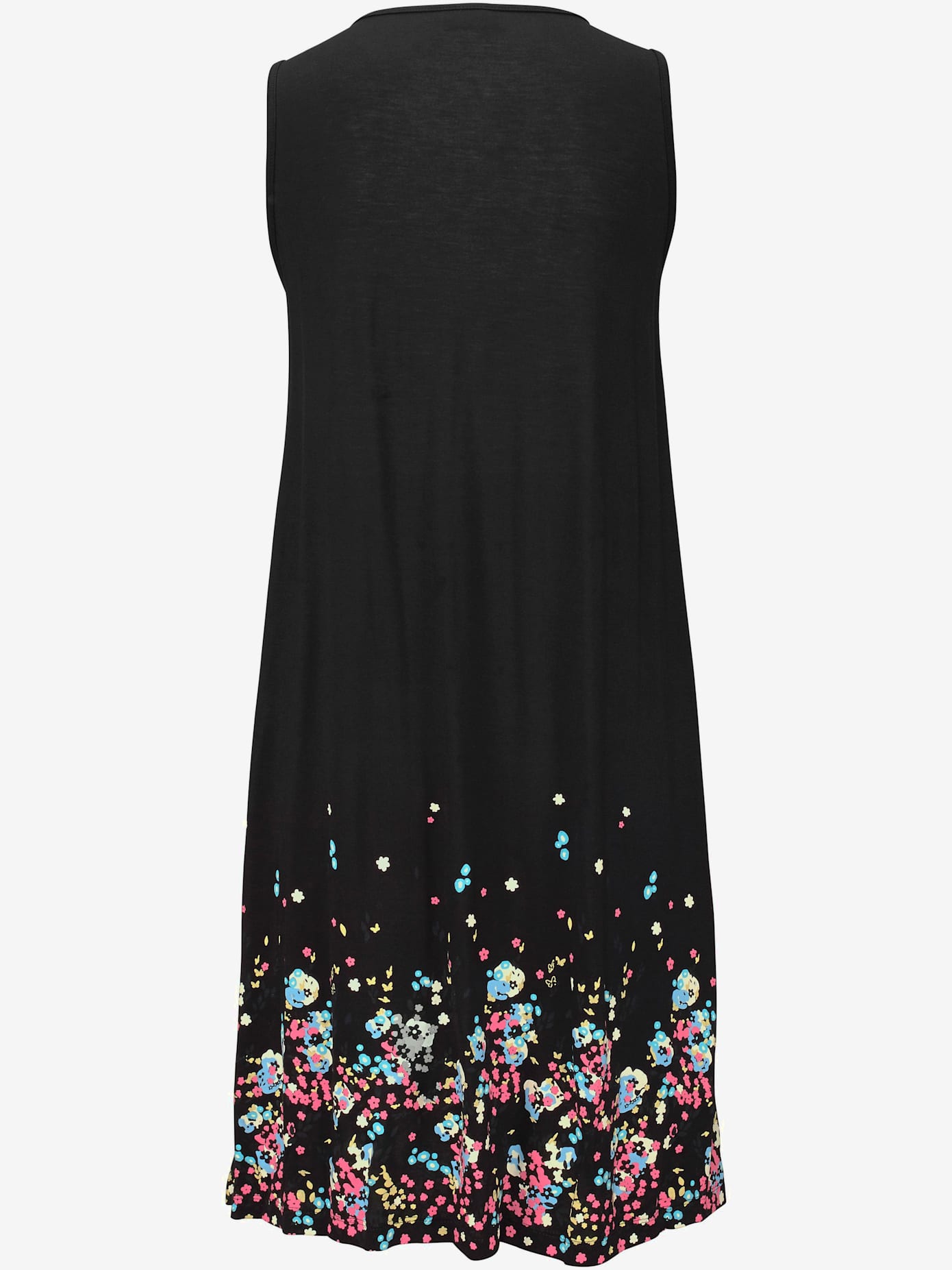 Robe de plage robe d'été imprimée sans manches