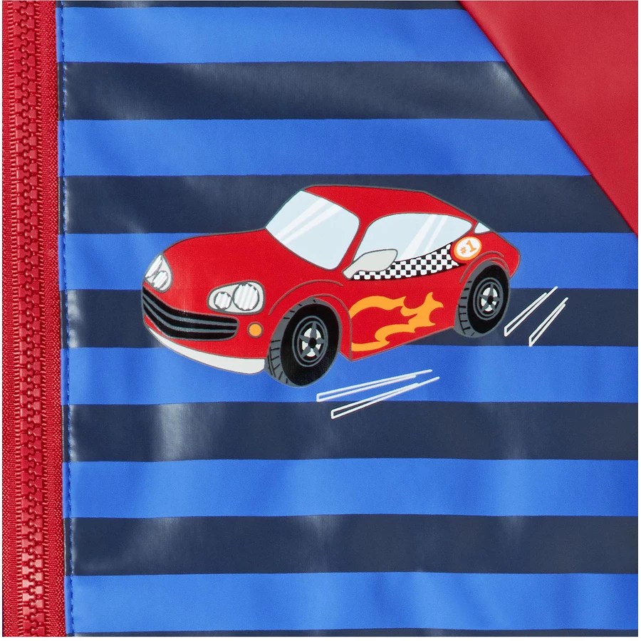 Playshoes Regen-Mantel Rennwagen