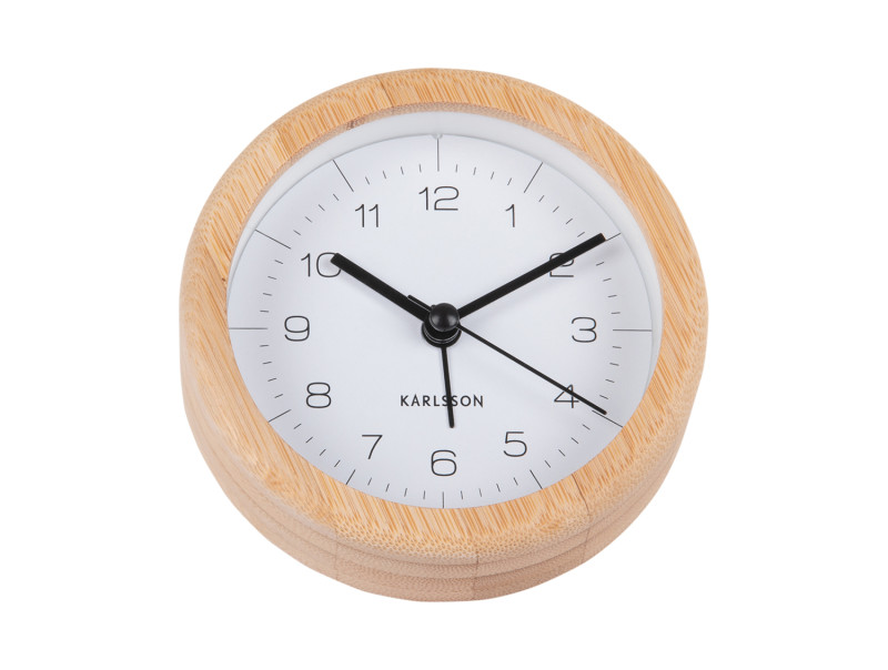 Alarm Clock Neat Round KA5923BK Black