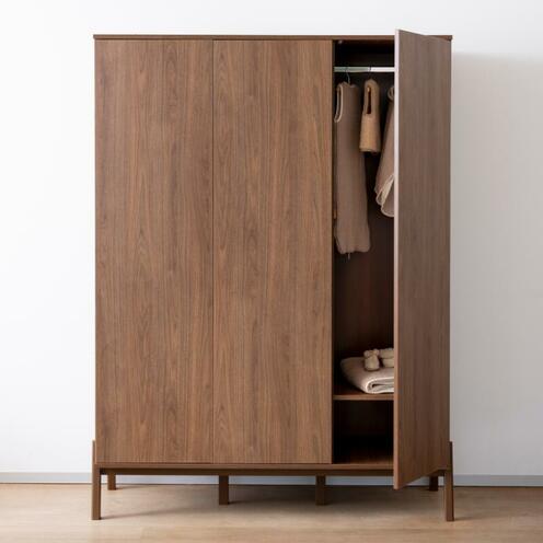 Armoire XL 3 portes ASHI Châtaignier - QUAX