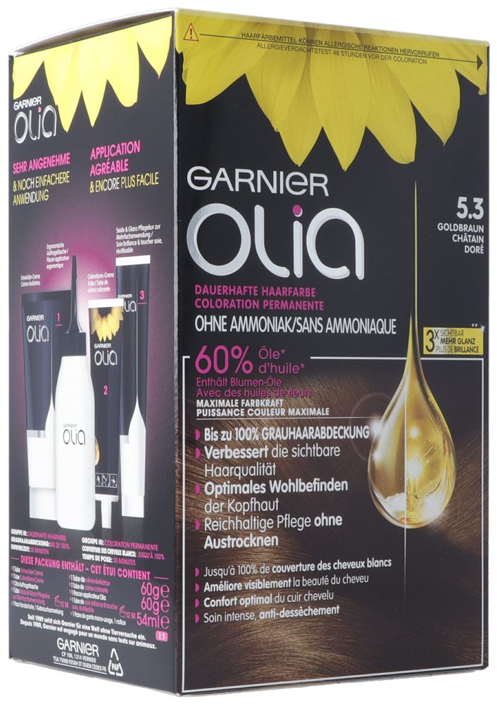 OLIA Haarfarbe 5.3 Goldbraun 1 Stk