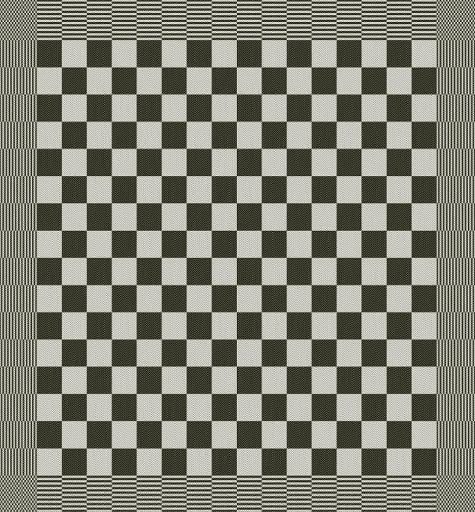 DDDDD theedoek barbeque zwart 65 x 65 cm
