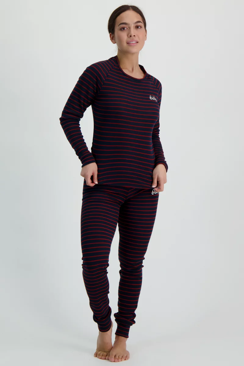 Odlo Active Warm Originals ECO Stripe Damen Thermohose