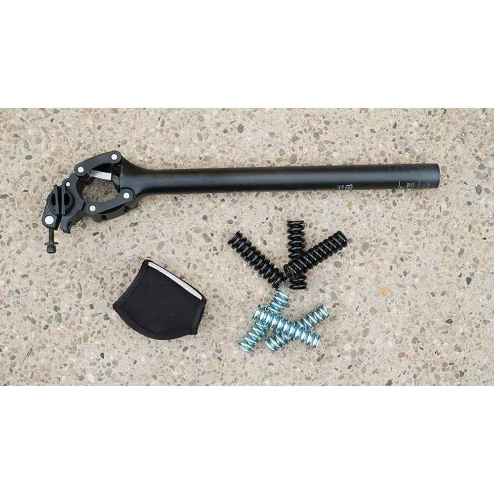 BBB Cycling BSP-41 ComfortPost Verende Zadelpen 400mm Zwart