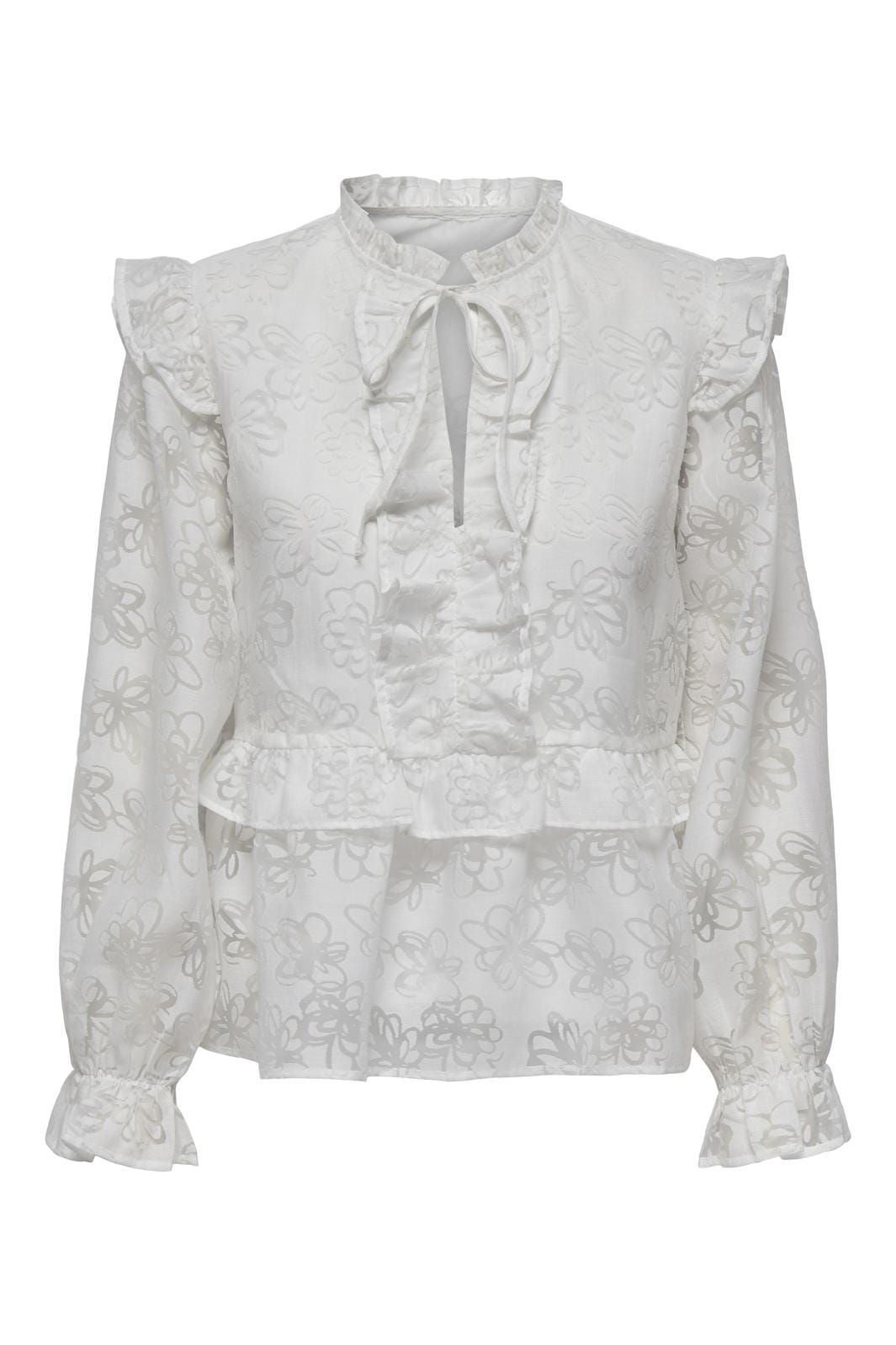 Only Onlvally L/S Burnout Top