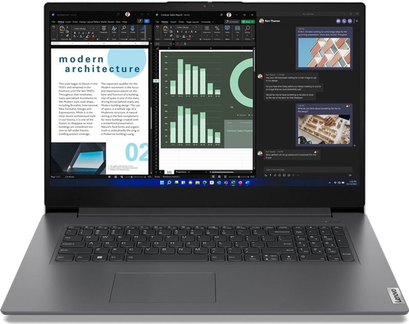 Lenovo V17 G4 IRU - Laptop - Grijs - 43,9 cm (17.3 inch) - Full HD - 16 GB DDR4 - 512 GB SSD - Windows 11 Pro