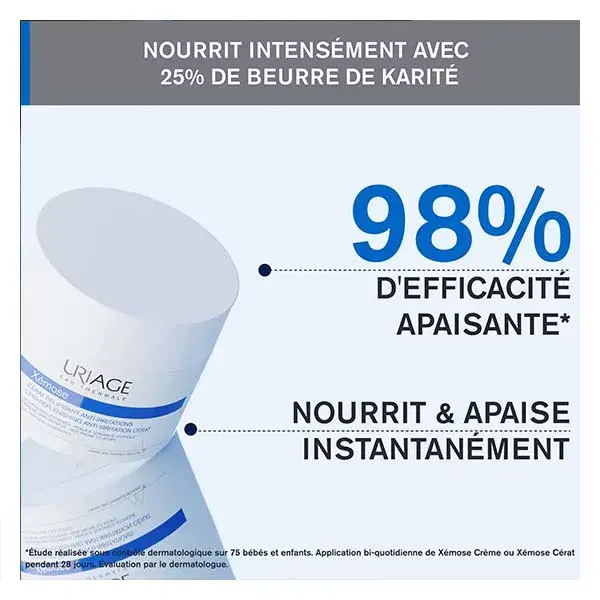 Uriage Xémose Cérat Relipidant Anti-Irritations Peaux Sèches Atopiques 200ml