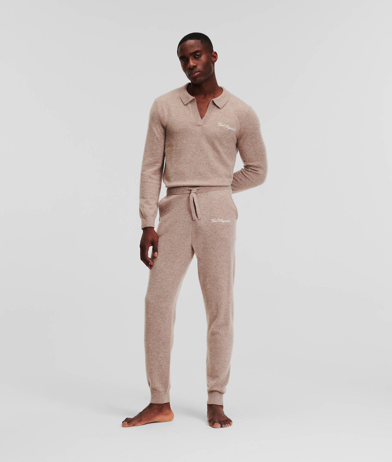 PANTALON DE JOGGING EN CACHEMIRE HOTEL KARL