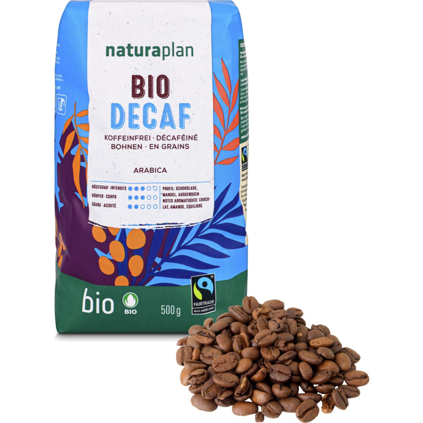 Naturaplan Bio Bohnenkaffee Decaf