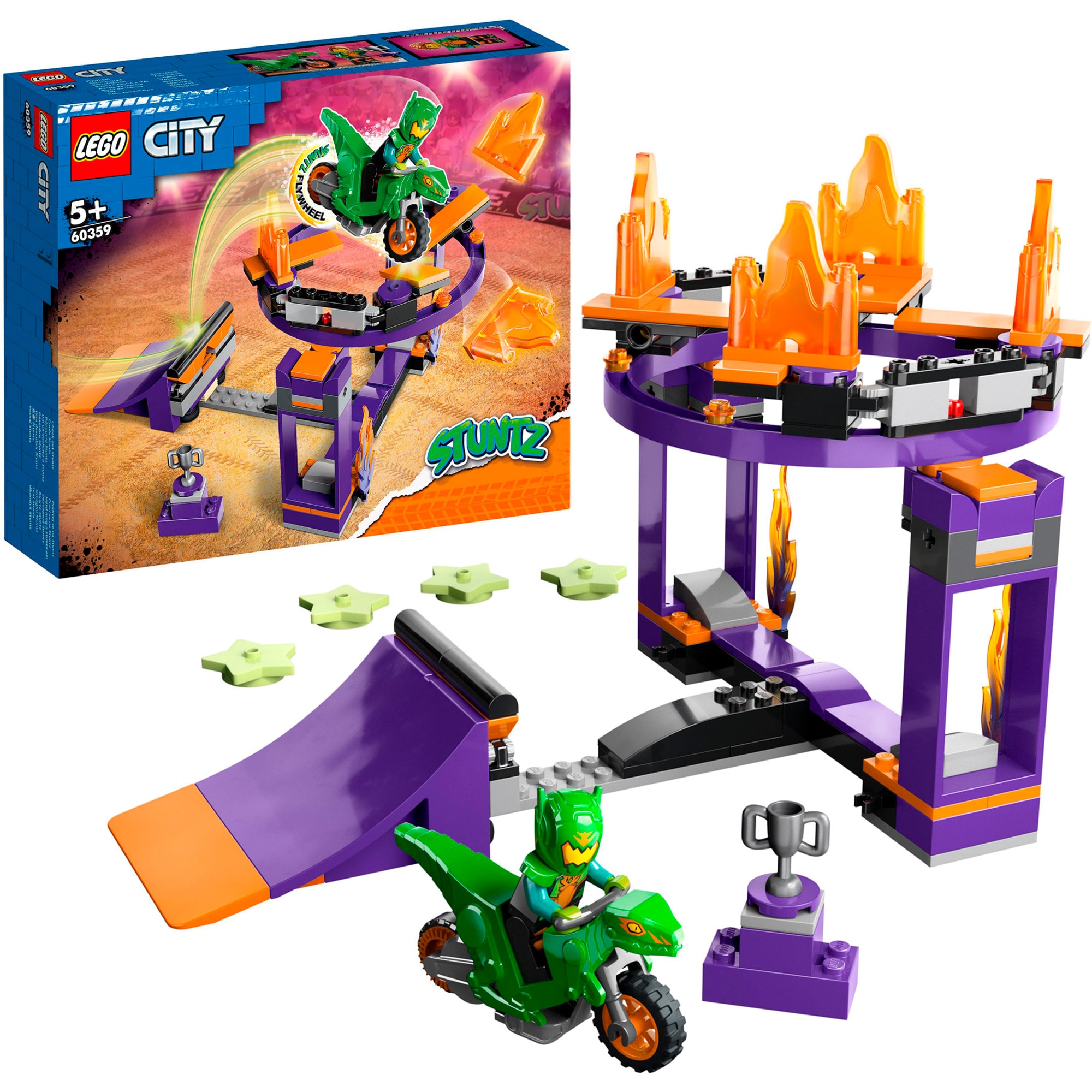 LEGO Konstruktionsspielzeug City Sturzflug-Challenge