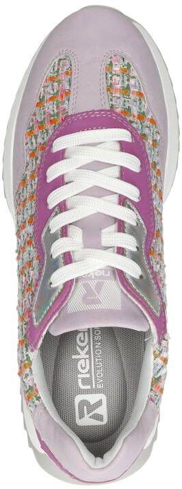 Rieker Sneakers Laag lila