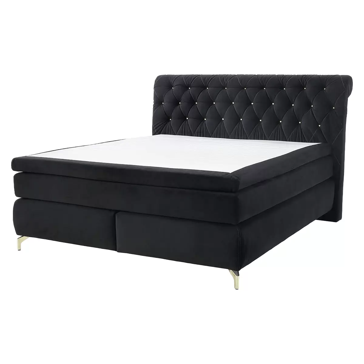 Boxspringbett Sara Mix 180x200 Schwarz