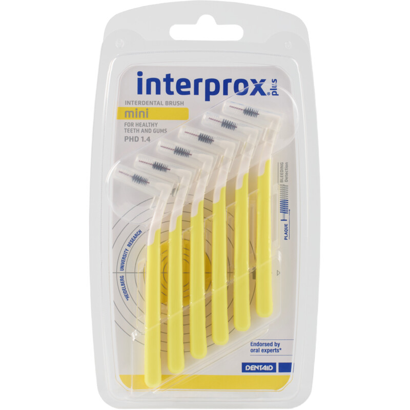 Interprox Plus Interdentale rager mini geel