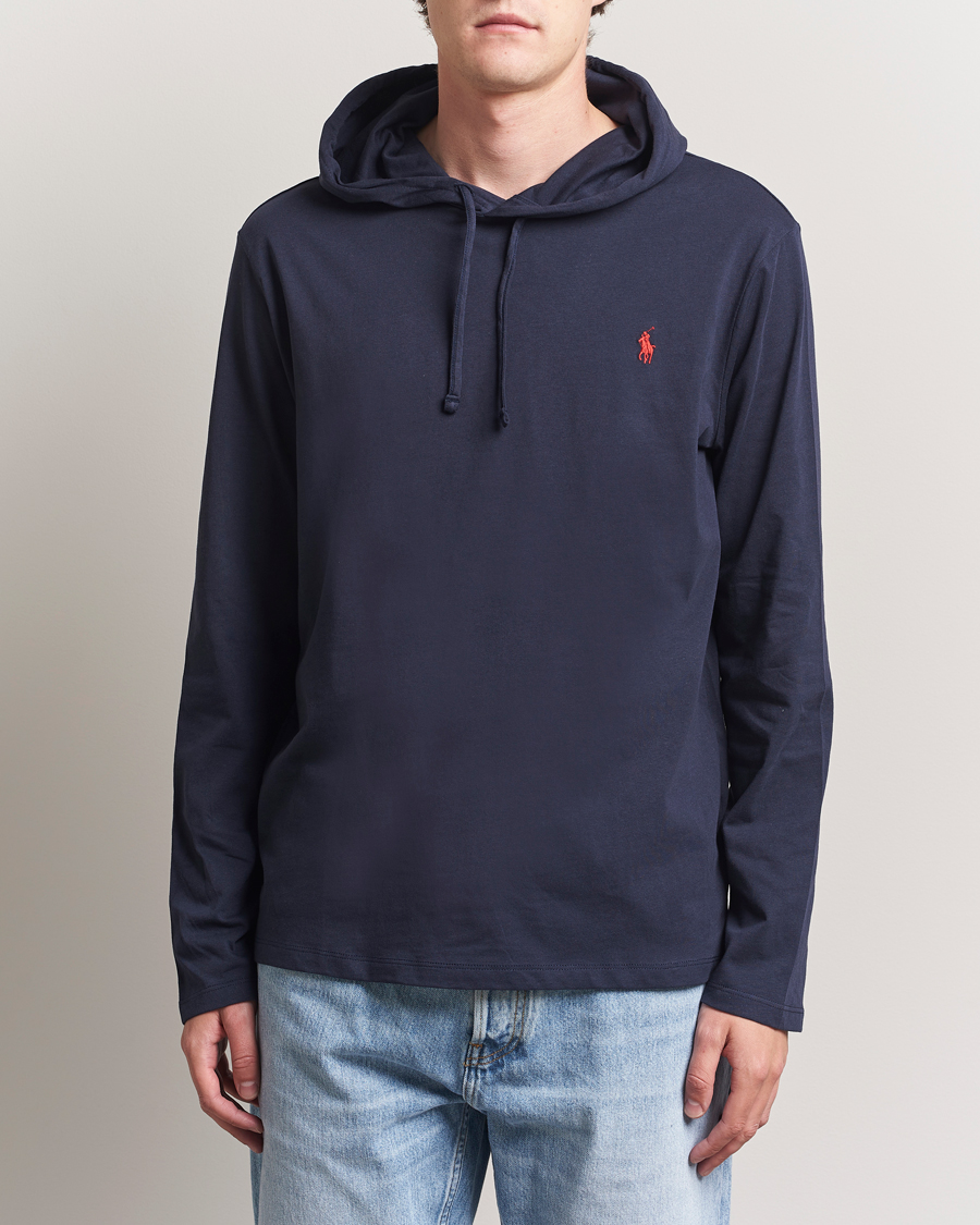 Polo Ralph Lauren Long Sleeve Hooded T-Shirt Ink