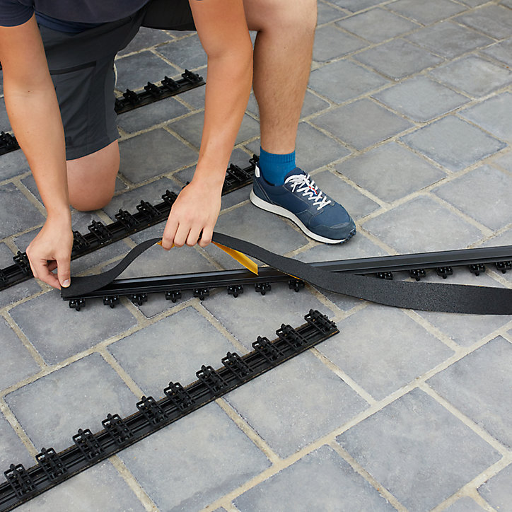 Élément de liaison GoodHome Areto pour rails aluminium de terrasse en paquet de 20
