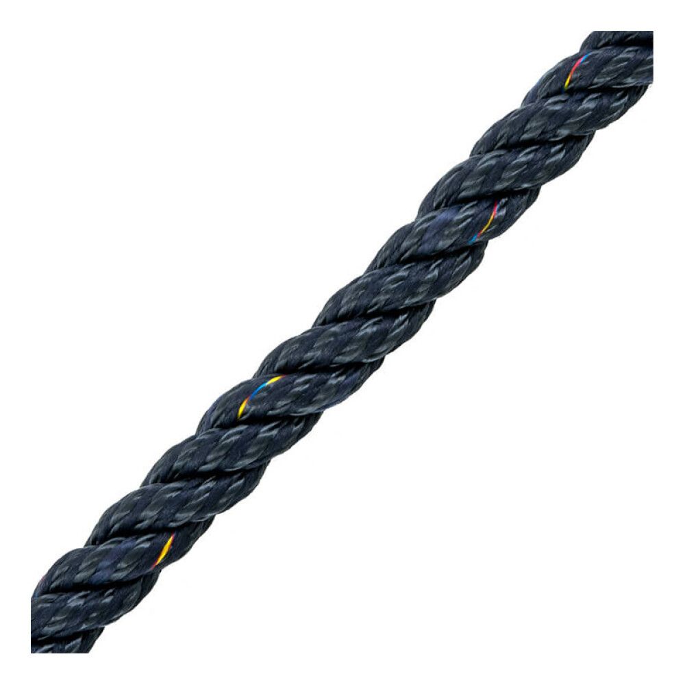 FORTØYNINGSLINE POLYROPES STORM Ø12MMX3M MARINEBLÅ