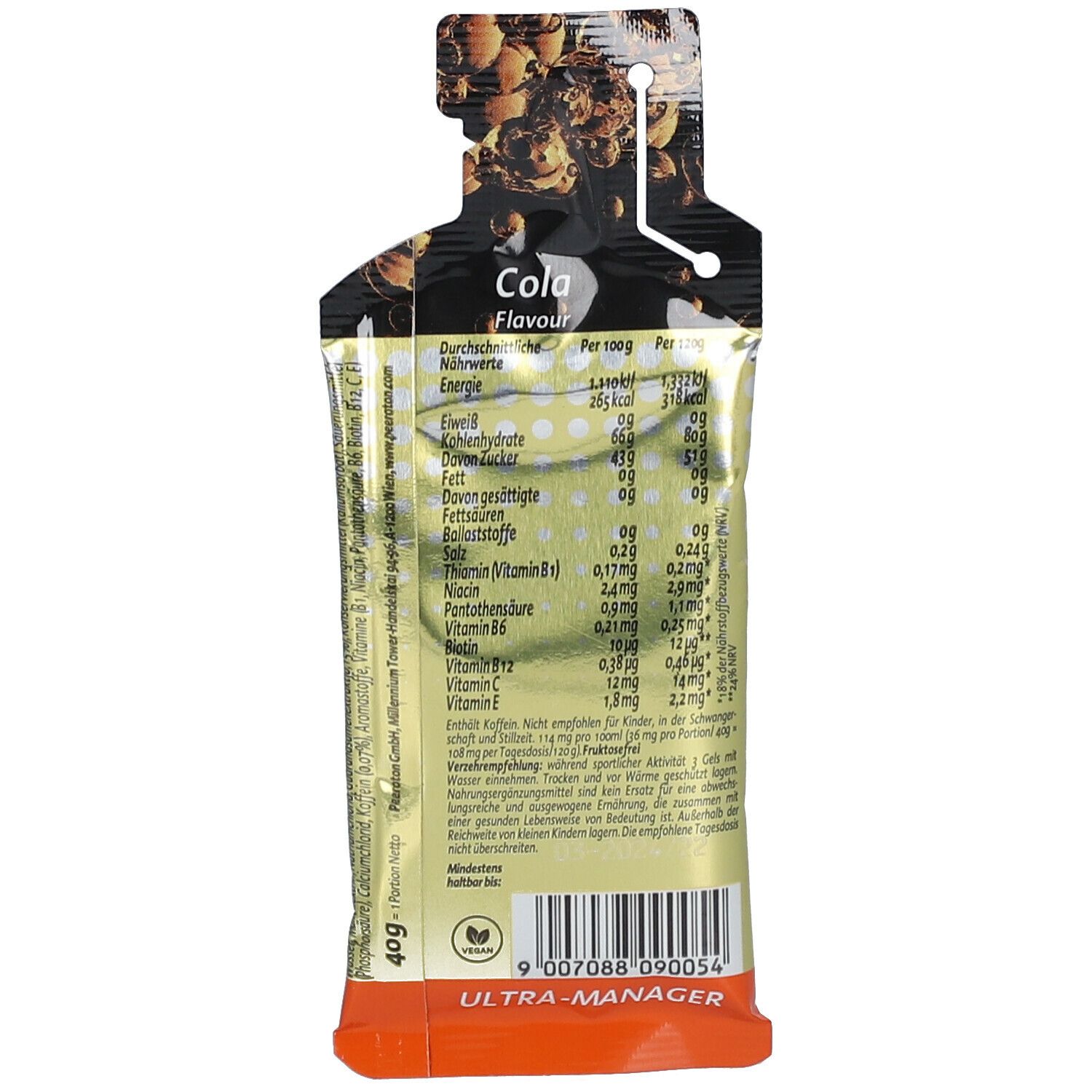 peeroton® Energizer Ultra Gel Cola