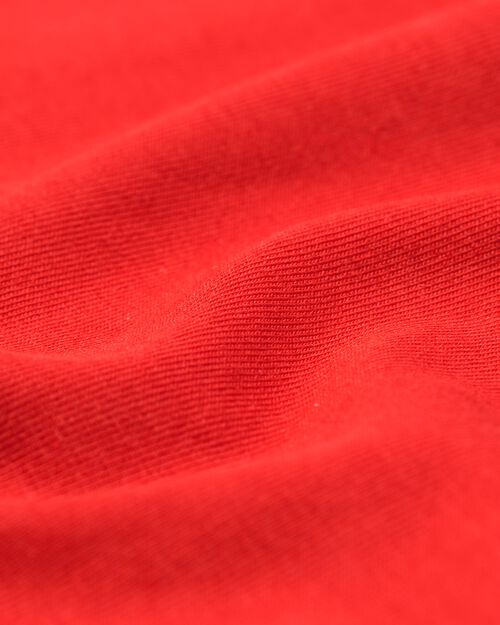 t-shirt femme slim fit col rond - manche courte rouge