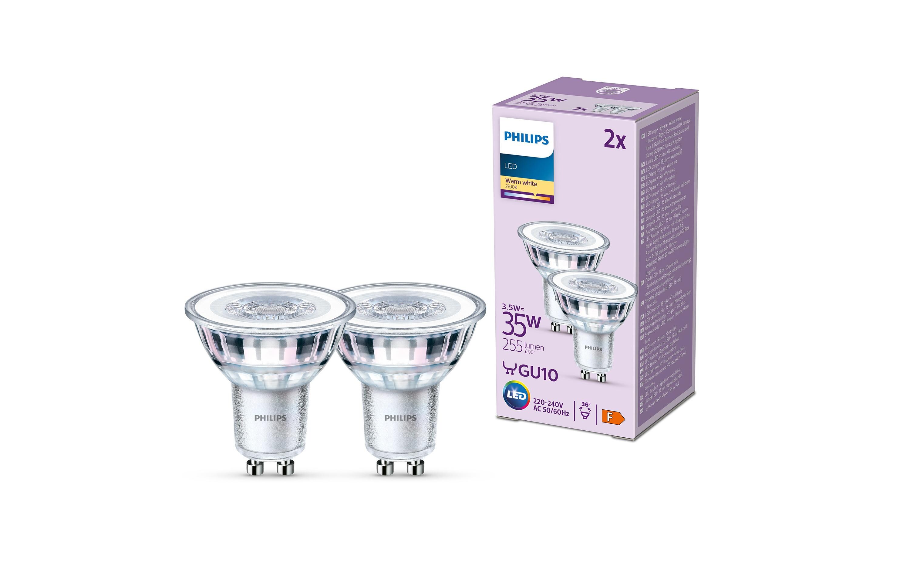 Lampe LEDClassic 35W GU10 WW 36D ND 2CT/6 EC WarmweissClassic LED GU10 Lampe