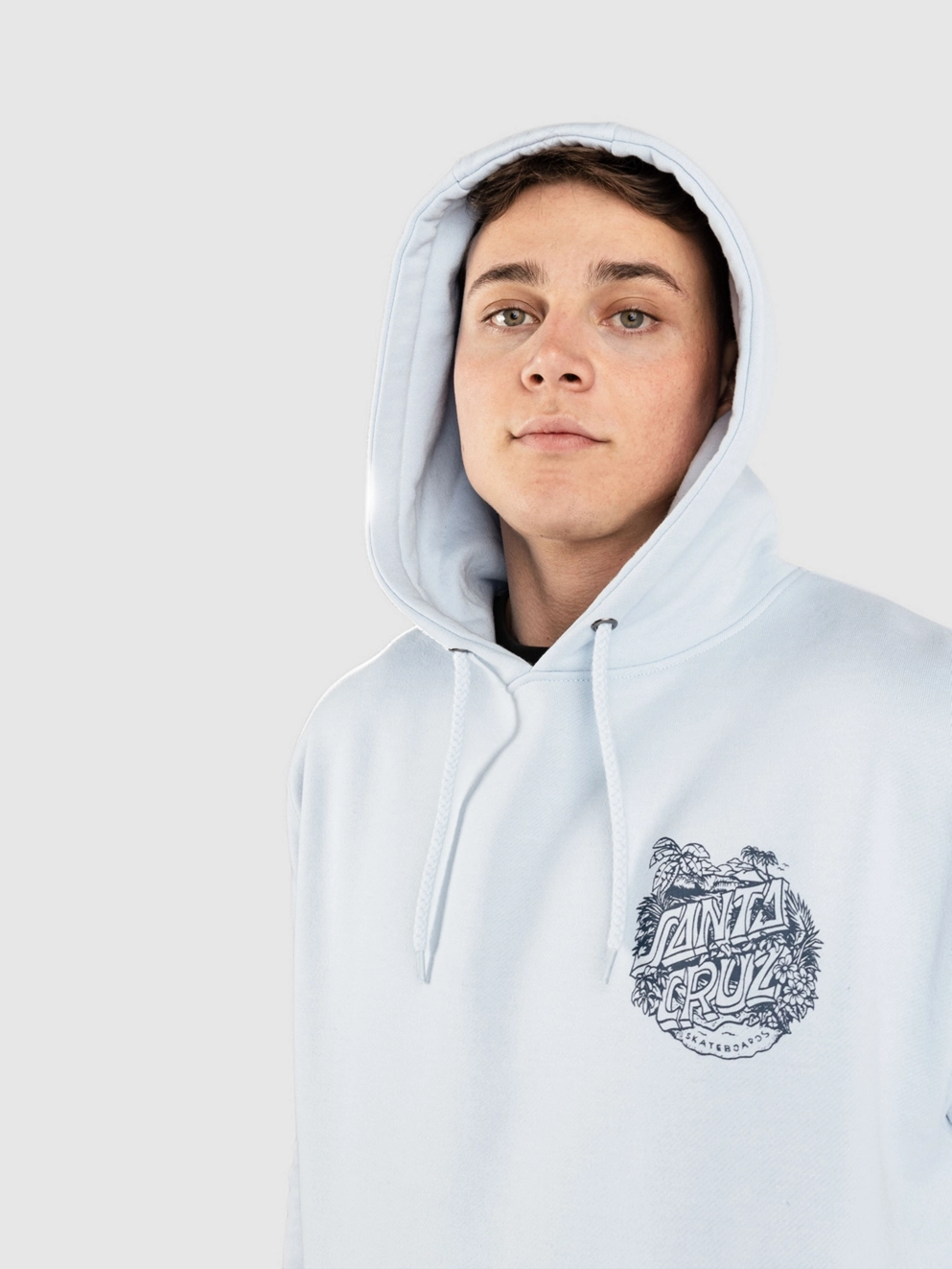 Santa Cruz Aloha Dot Hoodie fresh blue