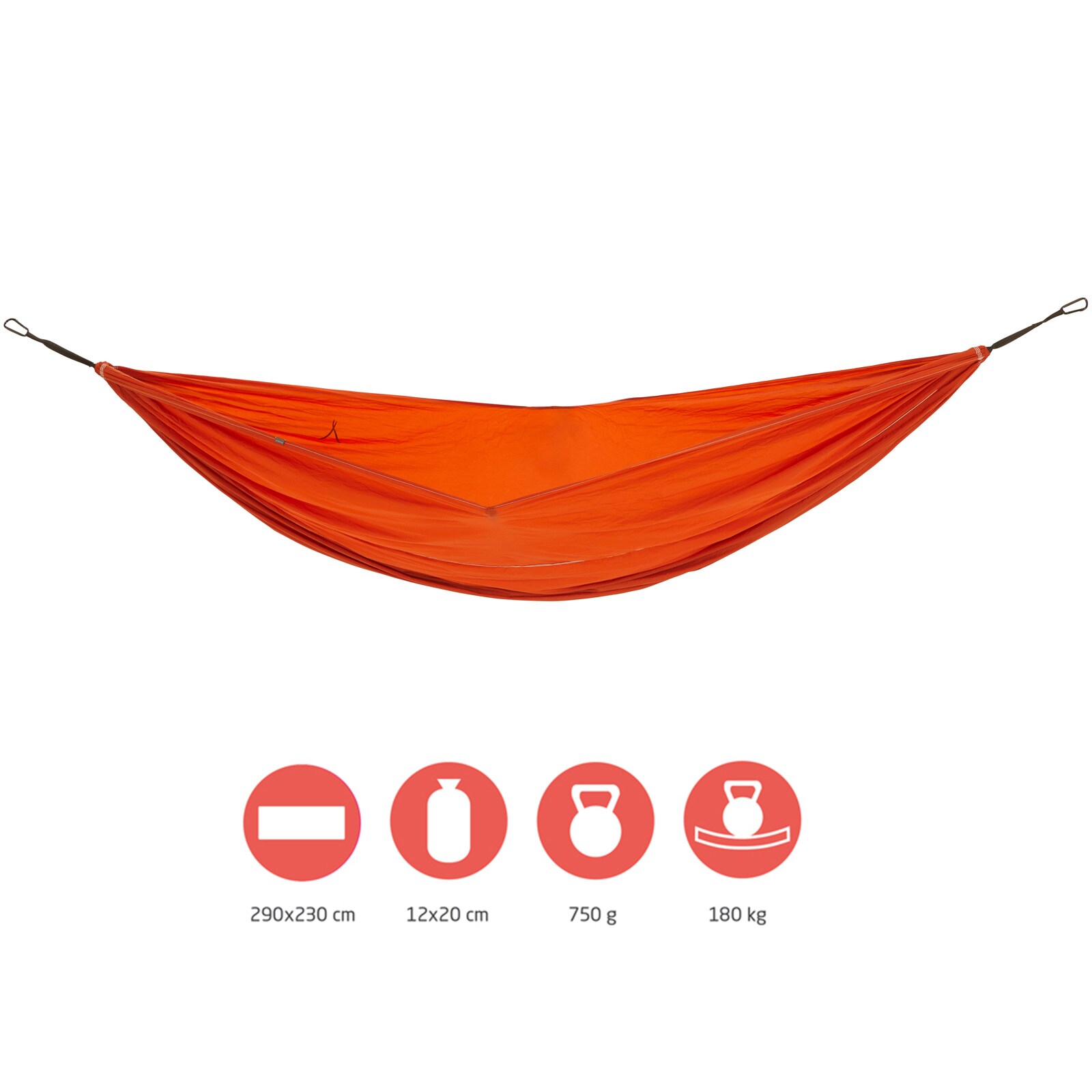 GRAND CANYON 2 Personen Reise Hängematte Bass Hammock Double Mehrpersonen 180 kg Farbe: Storm