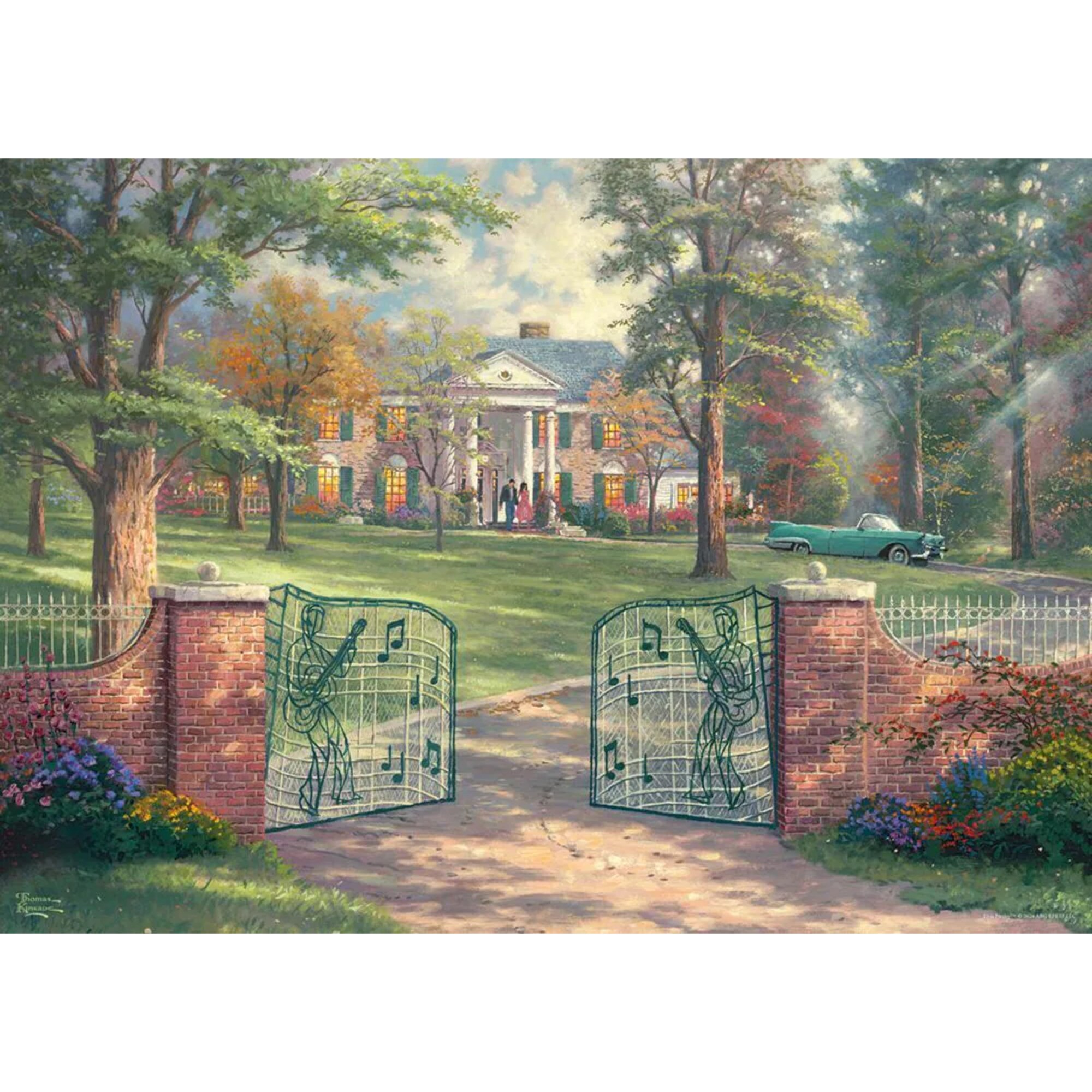 Schmidt Spiele Puzzle Thomas Kinkade Studios: Graceland 50th Anniversary