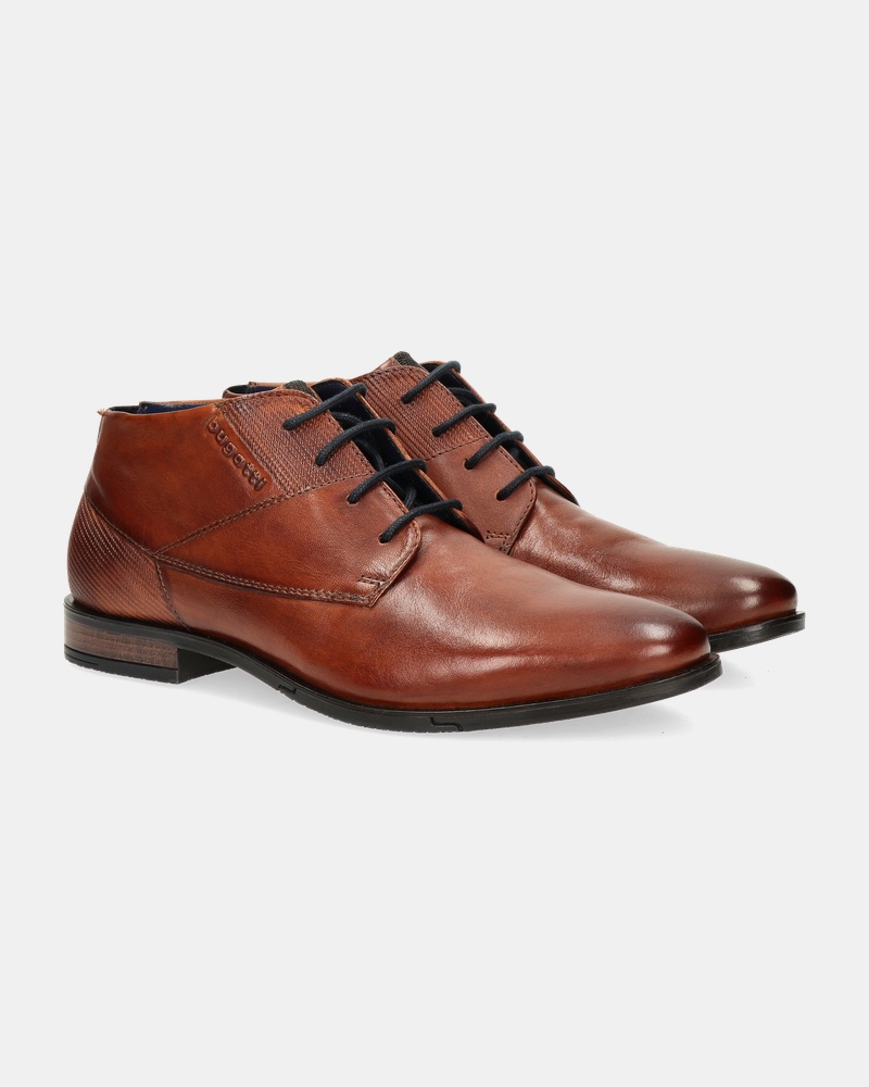 Bugatti Gapo Hoge nette schoenen  - cognac