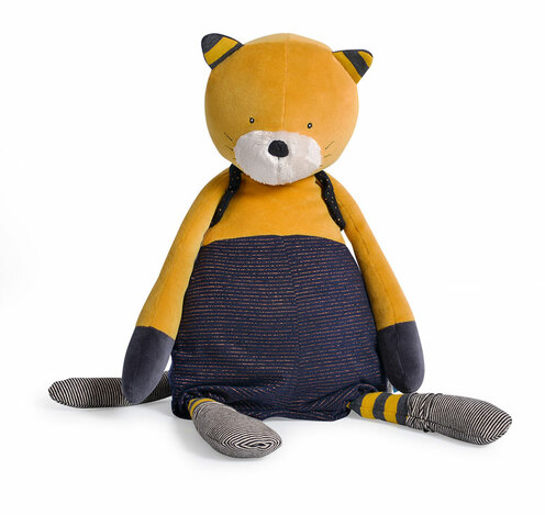 Chat géant moutarde Lulu Les Moustaches - MOULIN ROTY