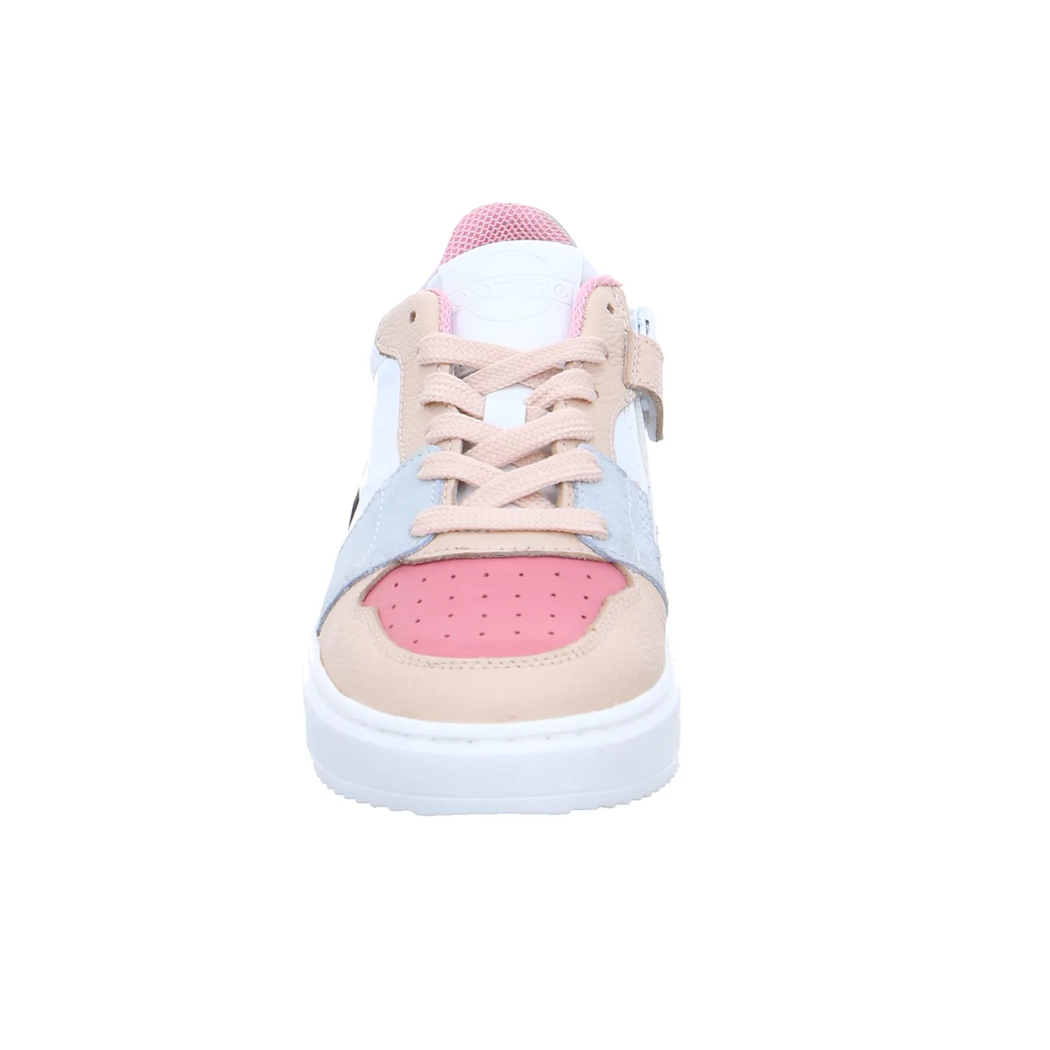 GATTINO Mädchen-Halbschuh Binder Weiss Leder  Sneaker