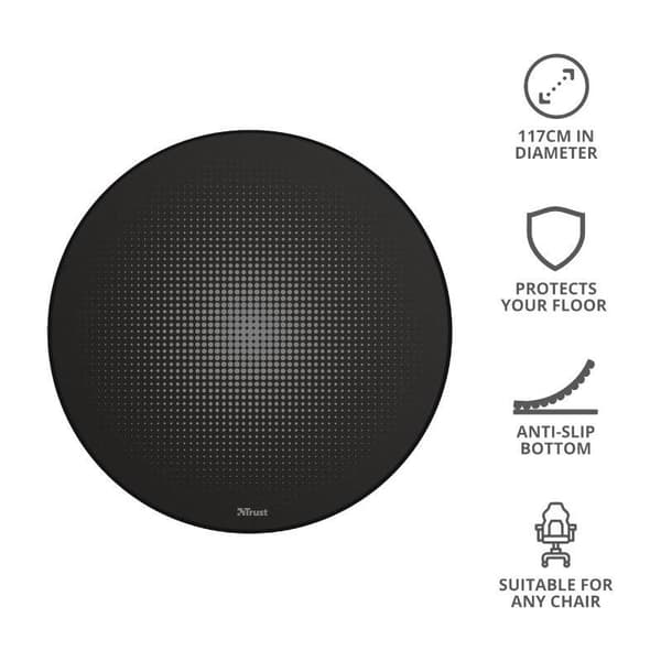 COVOR gaming TRUST Mika Round Floor Mat 