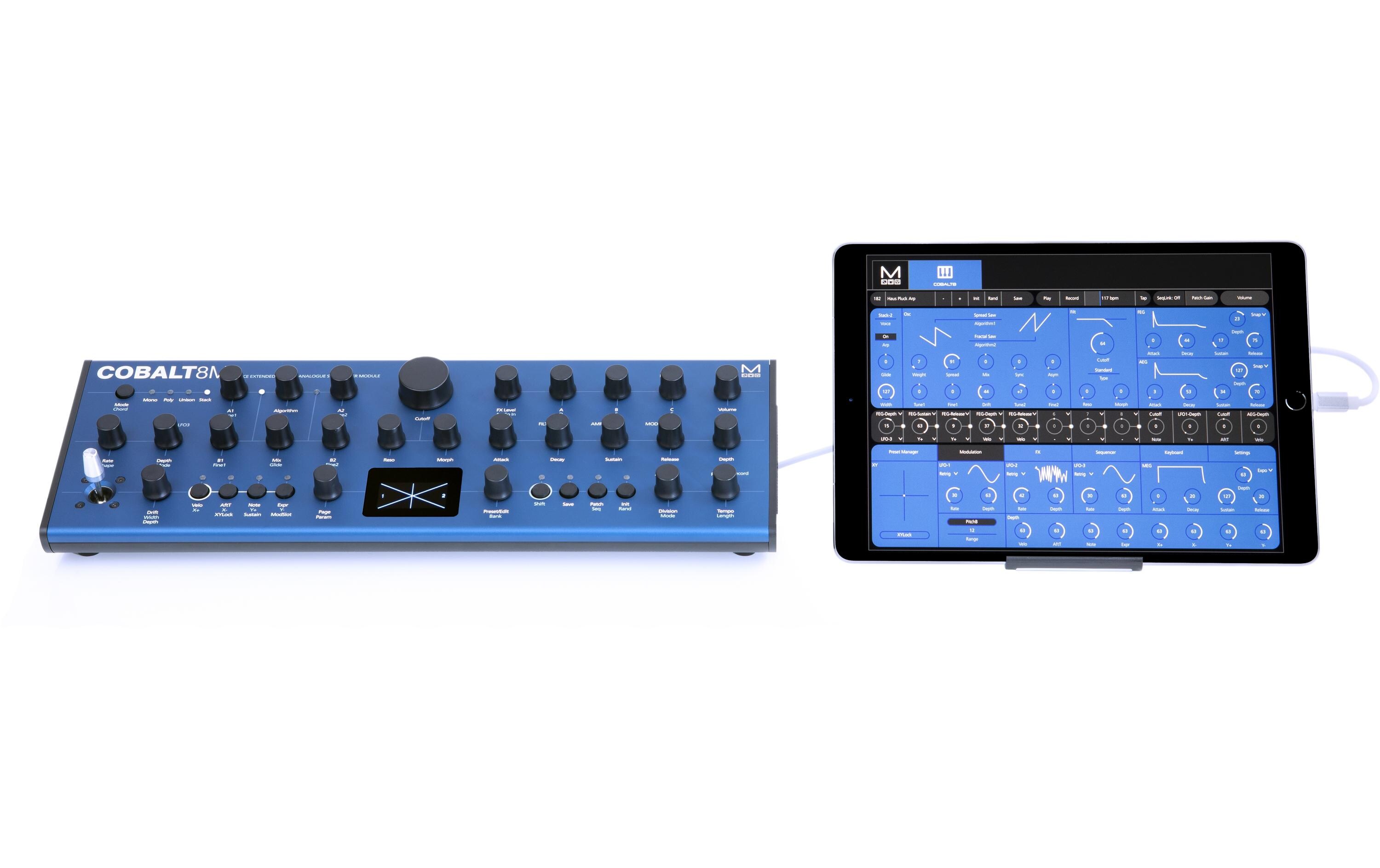 Synthesizer Cobalt8M<br>8-stimmiger erweiterter virtuell-analoger Synthesizer
