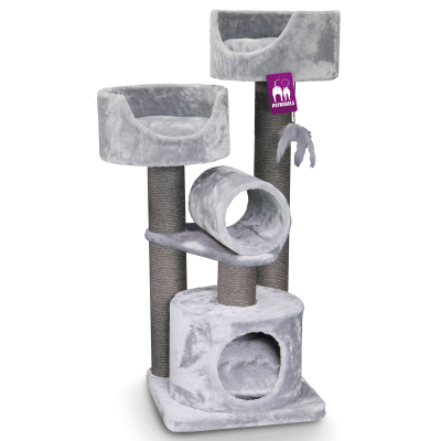 Petrebels Katzenbaum Sweet Petite Cabin 125 grau
