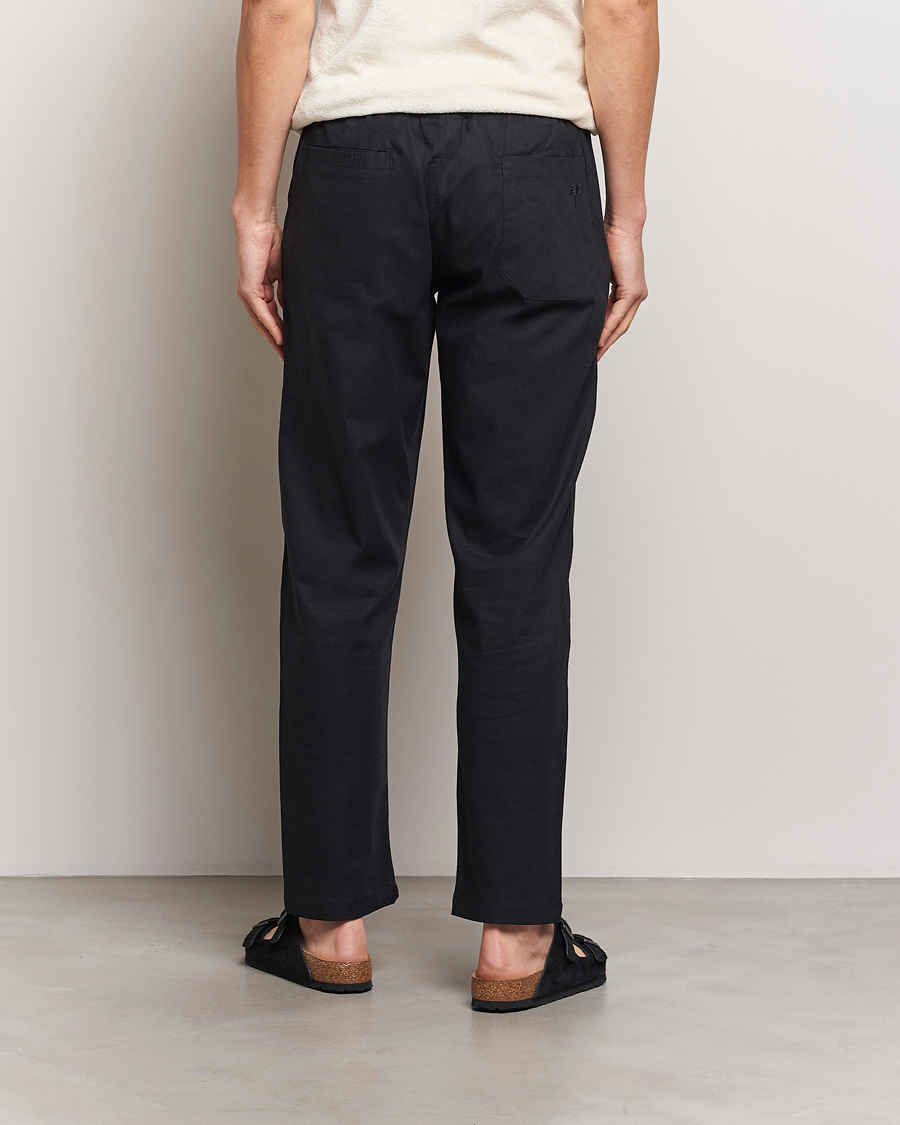 OAS Linen Long Pants Black