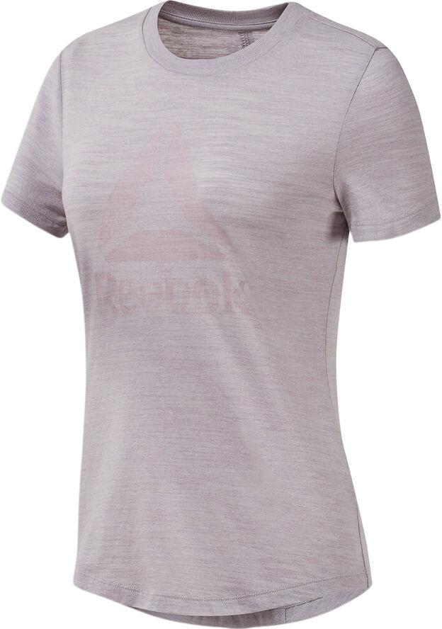 Reebok EL Marble Logo Tee Lilla