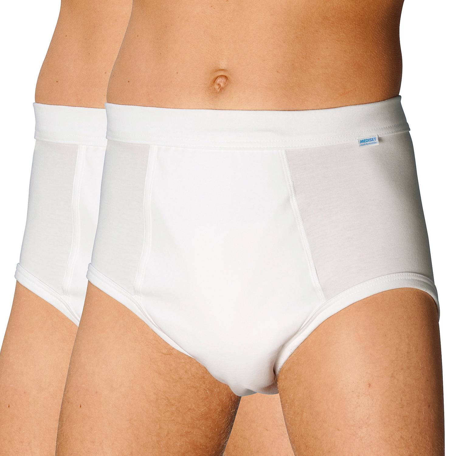 Mediset Interlock-Jersey Herren Hygiene-Slip im 2er-Pack
