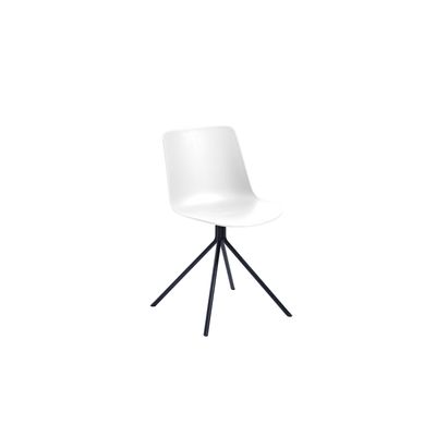 Lot de 2 chaises DN - Pieds spider - blanc
