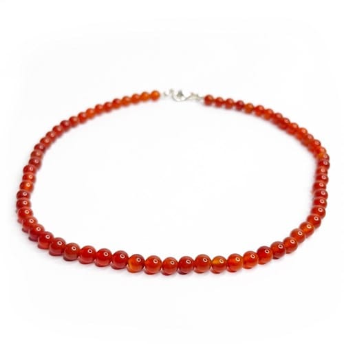 Collier cornaline