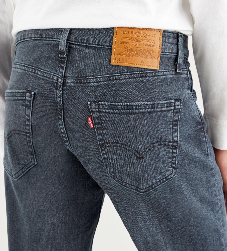 Calça jeans Levi's 511 Slim Richmond Azul Preto Cinza