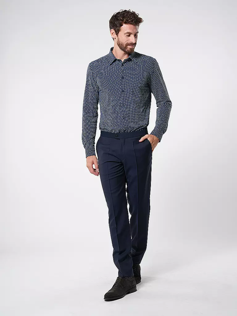 BOSS Hemd Slim Fit dunkelblau