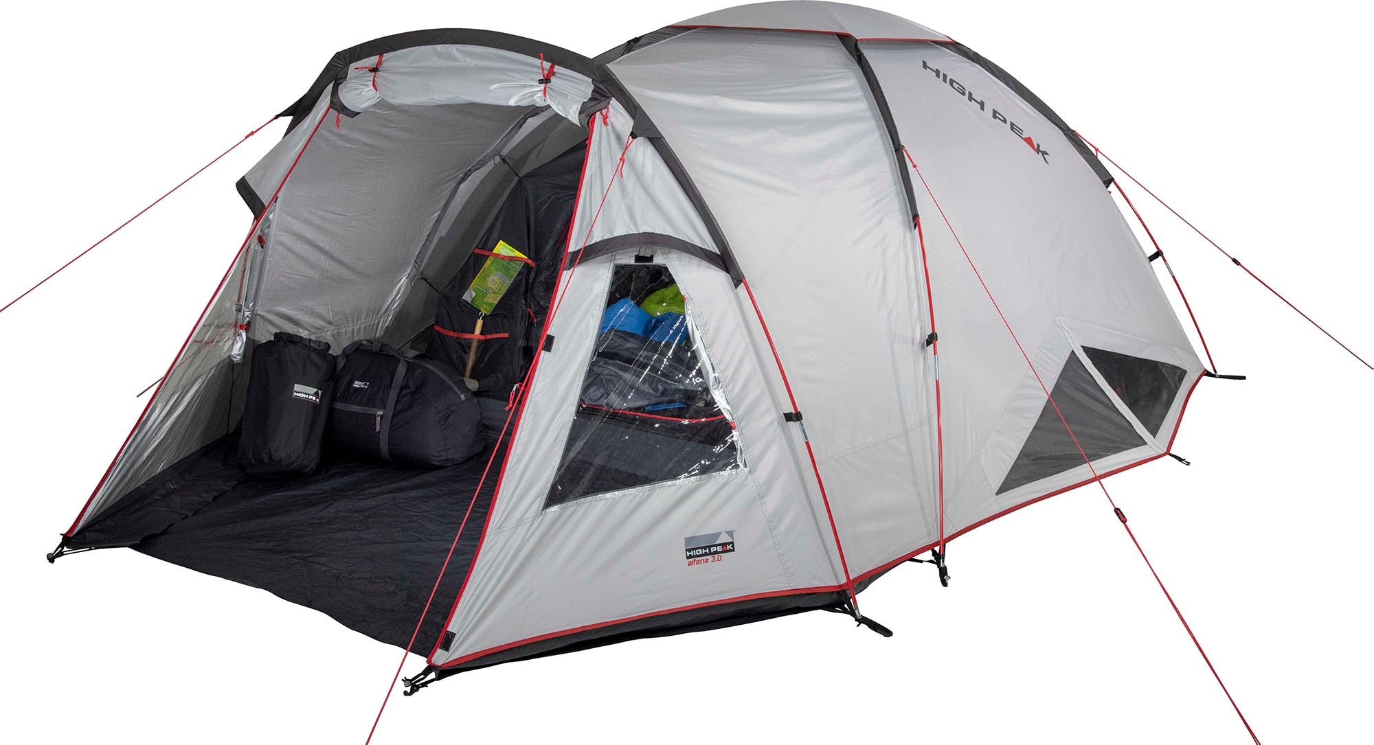 High Peak Kuppelzelt »Zelt Alfena 3.0« 3 Personen mit Transporttasche,