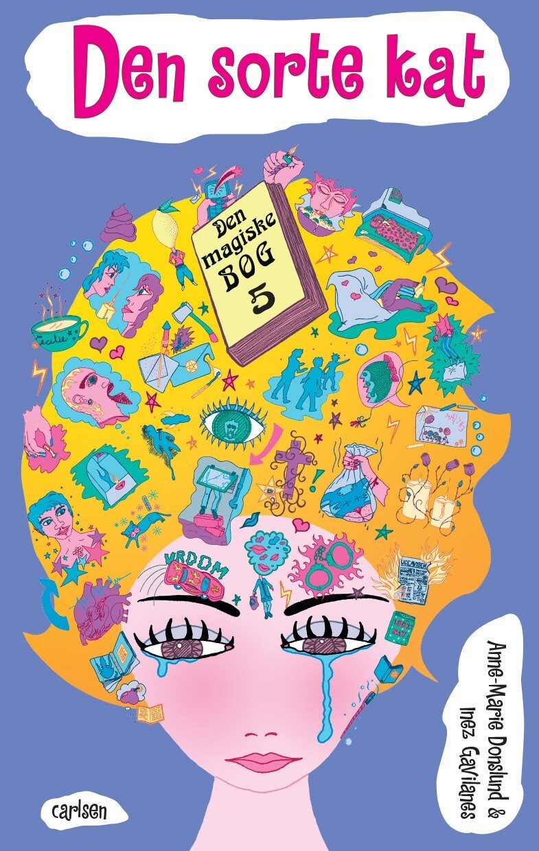 Den Magiske Bog 5: Den Sorte Kat - Anne-Marie Donslund - Bog