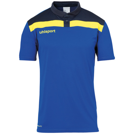 Camisa polo Offense 23 Azur/azul marinho/lima Ama Uhlsport