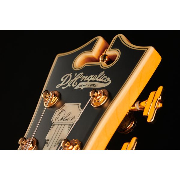 DAngelico DLX SS Baritone Satin Honey