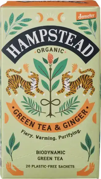 Groene thee gember